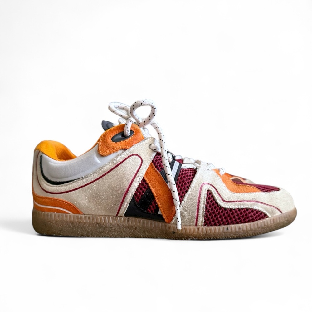 Ganni Sporty Mix Retro Mesh Printed Multicolor Sneakers Size 8